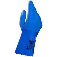 Mapa Telsol 351 Gloves, Blue, XL, Pack of 12