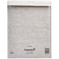 Mail Lite + Bubble Lined Postal Bag, Size G/4 240x330mm, Peel & Seal, White, Pack of 50