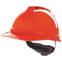 MSA V-Gard 500 Vented Safety Helmet, Orange