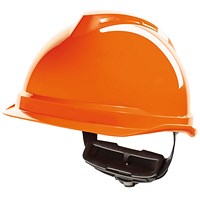 MSA V-Gard 520 Peakless Safety Helmet, Orange