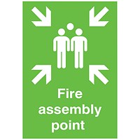 Safety Sign Fire Assembly Point, A2, PVC Safety Sign Fire Assembly Point, A2, PVC