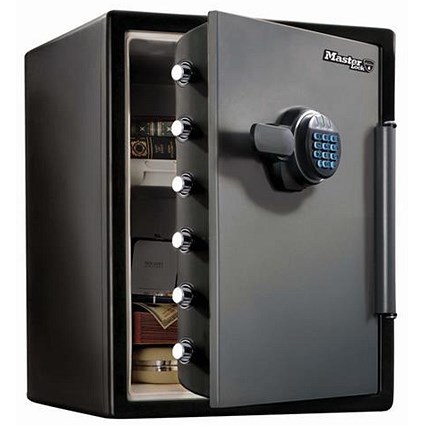 Masterlock Security Safe Water Resistant Alarmed Electronic Lock with Bolts 56 Litre SFW205FYC