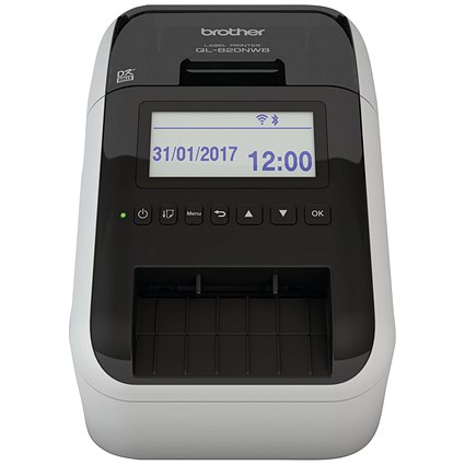 Brother QL-820NWBc Network Label Printer, Desktop
