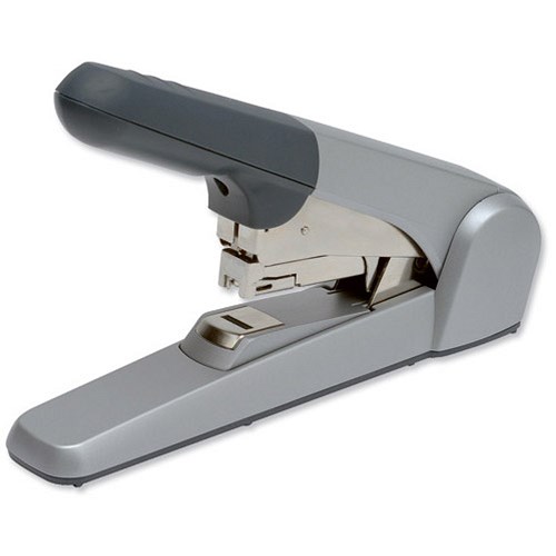 Leitz 5552 Flat Clinch Stapler Spring-loaded With Window 25 10 Capacity 