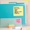 Post-it Super Sticky Ruled Notes, 101 x 101mm, Yellow, Pack of 6 x 90 Notes