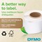 Dymo 2177563 LabelWriter Return Address Labels, Black on White, 25x54mm, 500 Labels Per Roll, Pack of 12