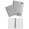 Pukka Pad Wirebound Notebook, A5, Ruled & Perforated, 160 Pages, Silver, Pack of 5