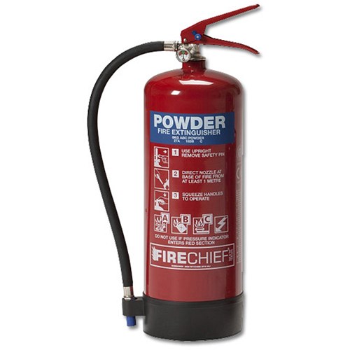 IVG Firechief Fire Extinguisher Refillable Dry Powder for Class A and B ...