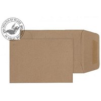 Blake Everyday Envelopes Manilla Pocket Plain Gummed 80gsm 98x67mm (Pack 100) -