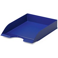 Durable Stackable Letter Tray Document Organiser Paper File, A4+, Blue