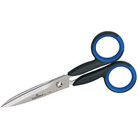 Durable Supercut Hardened All Purpose Right & Left Handed Scissors, 127mm, Black