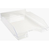 Exacompta Ecotray Letter Tray, Clear