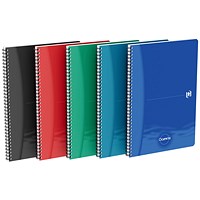 Oxford Oceanis Twin Wire Notebook, A4, Ruled, Assorted, Pack of 5