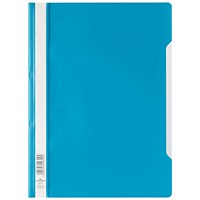 Durable A4 Clear View Folder, Blue, Pack of 25