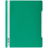 Durable A4+ Clear View Folder, Green, Pack of 50