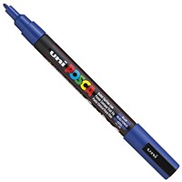 Posca PC-3M Paint Marker Water Based Fine Line Width 0.9 mm - 1.3 mm Blue (Single Pen) -