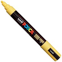 Posca PC-5M Paint Marker Water Based Medium Line Width 1.8 mm - 2.5 mm Straw Yellow (Single Pen) -