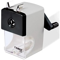 Dahle 155 Manual Desktop Pencil Sharpener 12mm White, Black -