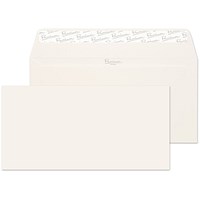 Blake Premium Business Envelopes DL High White Laid Wallet Plain Peel and Seal 120gsm 110x220mm (Pack 50)