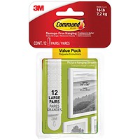 Command Large Picture Hanging Strips, Pack of 12