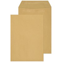 ValueX C5 Pocket Envelopes, Plain, Self Seal, 80gsm, Manilla, Pack of 500