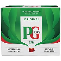 PG Tips Tea Bag Enveloped (Pack 200) -