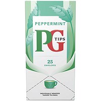 PG Tips Peppermint Tea Bag Enveloped (Pack 25) -