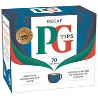 PG Tips Decaffeinated Tea Bags (Pack 70) - 0403399