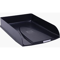 Exacompta Neo Deco Letter Tray 346 x 255 x 65mm Black (Each) -