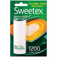 Sweetex Calorie Free Sweetener Tablets In Dispenser (Pack 1200) -