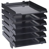 Avery Original A4 6 Tier Paper Stack Organiser W250 x D320 x H300mm Black -