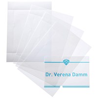 Durable Crystal Sign Refill Sheets, A5