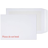 Blake Everyday Envelopes C4 White Pocket Peel and Seal Board Back 120gsm 324x229mm (Pack 125) - 3266