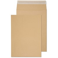 Blake Everyday Envelopes Manilla Pocket Peel and Seal 25mm Gusset 140gsm 406x305mm (Pack 125) -