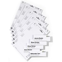 Durable Click/Info Sign Insert Sheets, 149x52.5mm