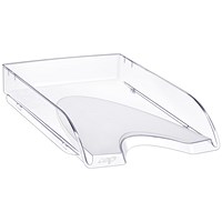 CEP CepPro by Cep Letter Tray A4 Portrait Stackable Crystal -