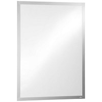 Durable Duraframe UV Poster Adhesive Magnetic Signage Frame, 50x70 cm, Silver