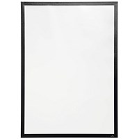 Durable Duraframe UV Poster Adhesive Magnetic Signage Frame, 70x100 cm, Black