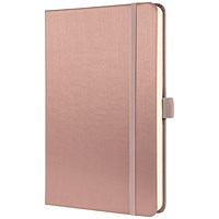 Sigel Conceptum Notebook, A5, Ruled, 194 Pages, Rose Metallic