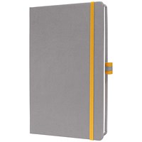 Sigel Linescape Notebook, A5, Ruled, 176 Pages, Light Grey