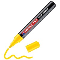 Edding 790 Paint Marker, Bullet Tip, 2-3mm Line, Yellow, Pack of 10