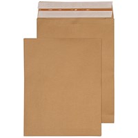 Blake Vita Kraft Mailing Bag Envelopes, Peel and Seal, Natural Brown, 130gsm, 480mm x 380mm x 80mm, Pack of 100