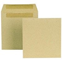 New Guardian Wage Envelope 108x102mm Self Seal Plain 80gsm Manilla (Pack 1000) -