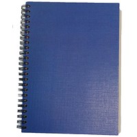 ValueX A5 Wirebound Hard Cover Notebook 70gsm Ruled 160 Pages Blue