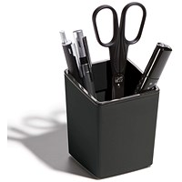 Durable Varicolor Pen Pot Pencil Holder Desk Tidy Organizer Cup, Grey