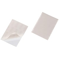 Durable Pocketfix Self-Adhesive Clear Label Sleeve Pockets, A5, Pack of 5