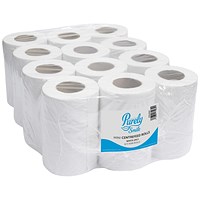 ValueX Mini Centrefeed Roll 2 Ply 60m White (Pack 12) PS1204