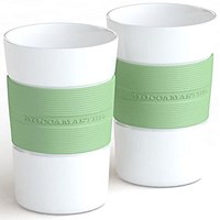 Moccamaster 2 Porcelain Coffee Mugs, 200ml, Pastel Green