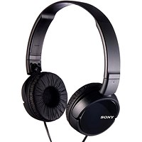 Sony MDR-ZX110 Wired 3.5mm Connector Overhead Headphones, Black