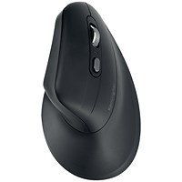 Kensington Pro Fit Ergo MY630 EQ Vertical Rechargeable Mouse, Wireless, Black